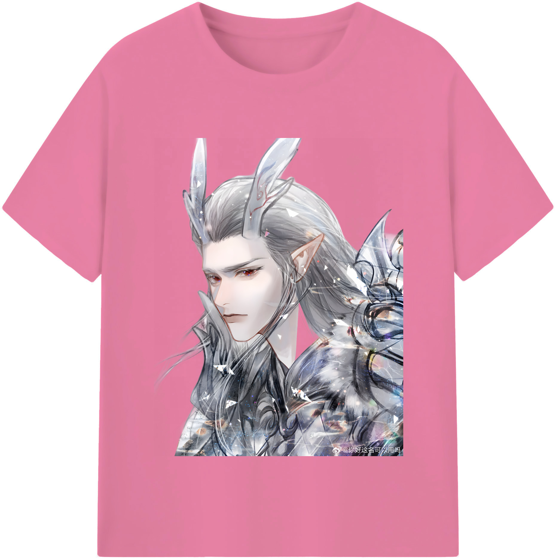 （画像用） Ne Zha 2 ナタ 魔童の大暴れ 綿100％半袖Tシャツ（フロントプリント）